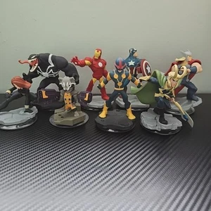 Disney Infinity 2.0 Lot of 8 Marvel/Avengers Superhero Action Figures 3.5" Tall - Picture 1 of 8