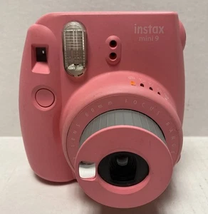 Fujifilm Instax Mini 9 Flamingo Pink Instant Film Camera Tested And Working - Picture 1 of 12