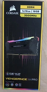 CORSAIR - VENGEANCE RGB PRO 16GB DDR4 3000MHz C16 UDIMM Desktop Memory - Picture 1 of 3
