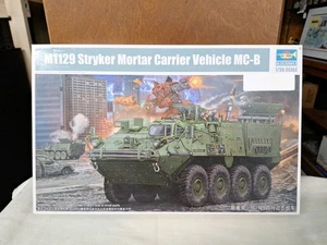 Stryker Carrier Vehicle Model Trumpeter 1/35 M1129 (MC-B) w/120mm Mortar TRP1512 - Picture 1 of 6