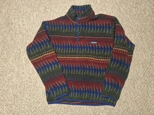 Patagonia Vintage Synchilla Snap-T Minnehaha Llama Azteca Hombre’s M 90s - Imagen 1 de 5
