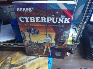 French Edition GURPS Cyberpunk RPG Sourcebook Steve Jackson Games Roleplaying - Picture 1 of 2