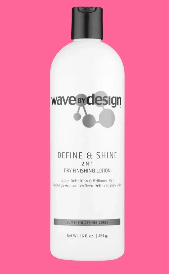 Wave by Design Define & Shine 2 N 1 Dry Finishing Lotion 16oz