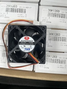 Super Red CHD6012ES-Ah 60mm Fan 12V 0.30A 4P DC Brushless Black - Picture 1 of 2