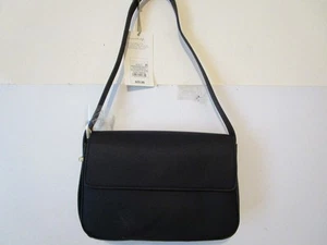 A New Day Flap Schultertasche schwarz Schale verstellbarer Riemen leichtes Design - Bild 1 von 5