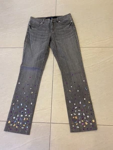 ++ Escada Sport Jeans Hose grau Steinbesatz Gr. 36  *wie NEU* ++ - Bild 1 von 9