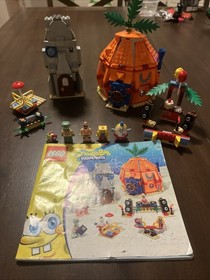 LEGO 3818 SpongeBob Bikini Bottom Undersea Party w/Minifigures 99% Complete.