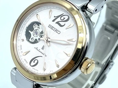 SEIKO LUKIA Ladies Automatic Watch Open Heart White Dial 100ｍ/R 4R38-01L0 - Image 1 of 4