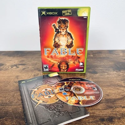 Fable Microsoft Xbox Original, 2004 Completo Probado ¡En Caja! ¡¡Genial!! Vintage Foto 1 de 4