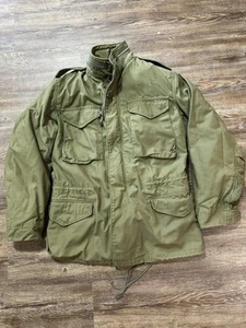 VTG 70s 80s OG-107 Coat Cold Weather Field Jacket Alpha Industries WITH LINER - Picture 1 of 10