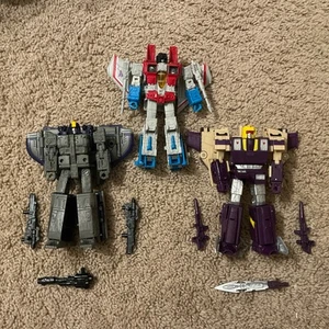 Transformers Siege Astrotrain Legacy Blitzwing 86 Starscream Studio Series Lot - Picture 1 of 2