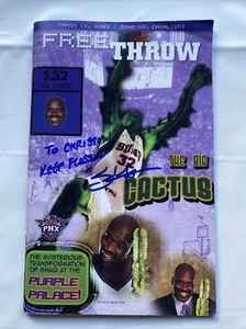 2009 Signed SHAQUILLE O'NEAL Program Booklet~SUNS Vs CAVALIERS~"Keep Flossing";) - Picture 1 of 10