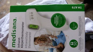 Visocor OM50 Blutdruckmessgerãt & MEDISANA TM A79 Infrarot-Körperthermom - Bild 1 von 10
