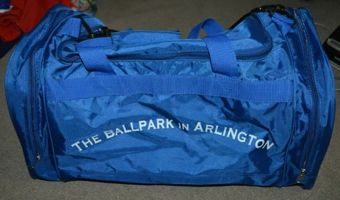 Vtg 1995 Starter MLB All Star Game Baseball Duffel Gym Bag Texas Rangers Cover