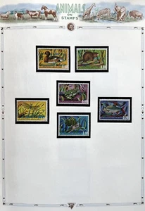 YUGOSLAVIA 1976 Ducks Frogs Fish Animals MNH 6v Scott 1294/1299 - Picture 1 of 3