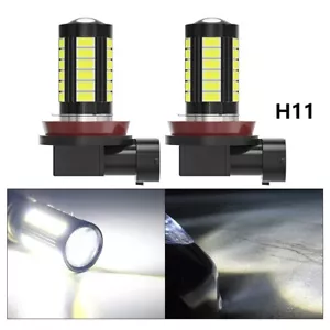 H11 -2x LED Headlight High Low Beam Bulb Kit Super Bright 8000K White 360000LM - Picture 1 of 10