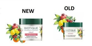 Biotique Bio Fruit Face Pack - 75 gm Whitening, Depigmentation & Tan Removal F/S