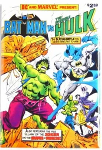Batman vs Incredible Hulk  MAGNET Vintage Comic Cover 2" x 3" Fridge Locker - Picture 1 of 3