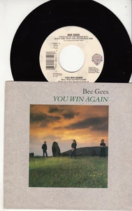 BEE GEES - YOU WIN AGAIN - ORIGINAL WARNER BROS. RECORDS 45 WPS - GREAT SHAPE - Picture 1 of 2