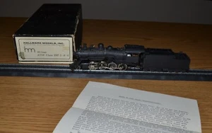 Hallmark Models BRASS HO Scale ATSF 2-8-0 Steam Locomotive & Tender Class 2507 - Picture 1 of 13