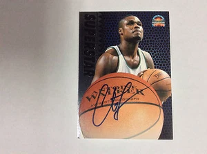 1997/98 SCORE BOARD SUPERSTAR ANTOINE WALKER ROOKIE AUTO CARD RARE - Picture 1 of 2