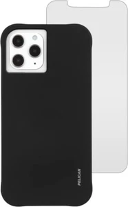 iPhone 12/ iPhone 12 Pro Pelican Protection Pack - Black w/ Screen Protector - Picture 1 of 6