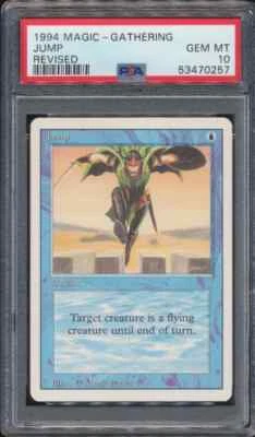 1994 MTG Magic The Gathering Revised Jump PSA 10 GEM MINT Low Pop - Image 1 of 2