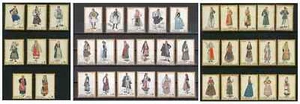 COSTUMI NAZIONALI GRECI serie completa MNH 1972-1973-1974, 40 francobolli greci 3 anni - Foto 1 di 4