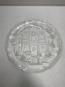 Mikasa 15" Round Hostess Platter Winter Wonderland Made in Germany Vintage Used - Picture 1 of 10