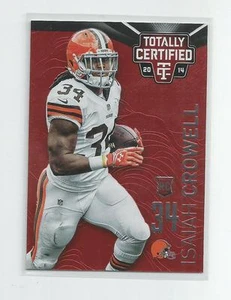 2014 Totally Certified ISAIAH CROWELL Red 054/100 - Picture 1 of 1