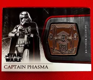 Topps 2015 Star Wars The Force Awakens Bronze Medallion M-42 Captain Phasma - Bild 1 von 2