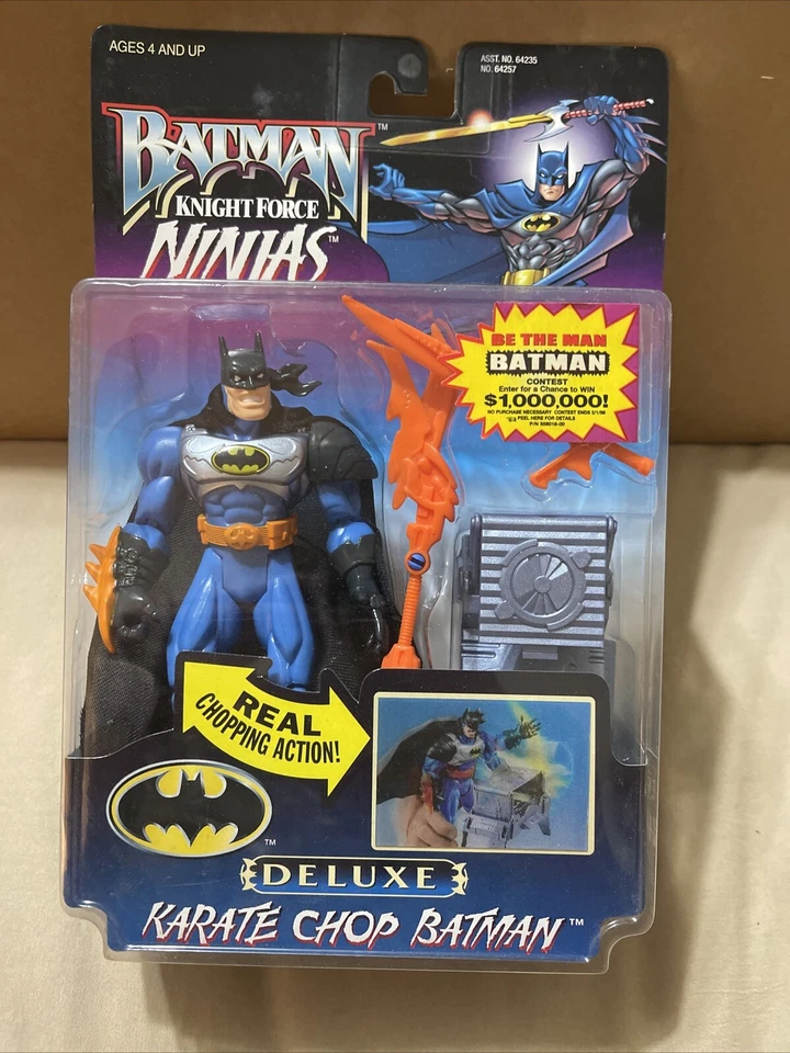НОВАЯ ФИГУРКА БЭТМЕНА NIGHT FORCE НИНДЗЯ С ЭКШН-ФИГУРКОЙ КАРАТЭ CHOP KENNER 1998! S36 - Изображение 1 из 2