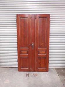 Double Solid Timber Internal Doors 1235mm wide x 2210mm high, 9s - Picture 1 of 14