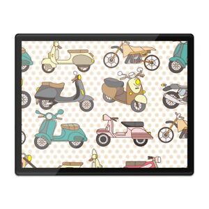 Placemat Mousemat 8x10 - Scooter Moped Vintage Art  #13025