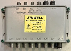 Zinwell WideBand 6x8 MultiSwitch Ka/Ku Dish Antenna DirectTV Approved MS6X8WB-Z - Picture 1 of 4