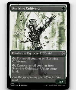 MTG Rustvine Cultivator (Showcase) 295 FOIL Phyrexia: All Will Be Common - Picture 1 of 1
