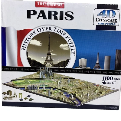 Paris Puzzle 4D Cityscape Paris History Over Time 1100 pieces - Image 1 of 4