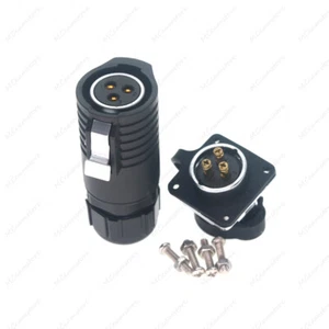 XHP20 3 pin 30A Screw Crimp Power Connector Plug Socket,LED Light Wire Connector - Picture 1 of 7