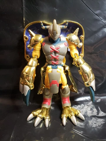 Digimon LE Chrome Gold WarGreymon Warp Digivolving '99 VTG COMPLETE $FIRM$ Cover