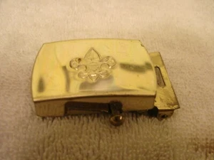 DE COLECCIÓN BOY SCOUTS HEBILLA DE CINTURÓN DE LATÓN MACIZO EE. UU. BONITO BRILLANTE  - Imagen 1 de 3