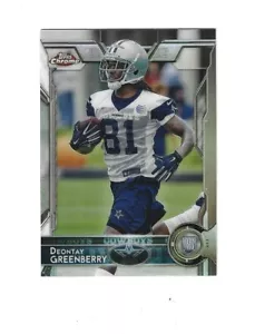 2015 Topps Chrome Refractors #187 Deontay Greenberry RC DALLAS COWBOYS - Bild 1 von 1