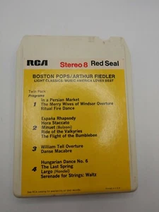 Arthur Fiedler Boston Pops Light Classics Music America Loves Best RCA 8-Track - Picture 1 of 4