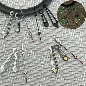 BGW9 Lancette Orologio Luminose Blu-Verde per Movimento Orologio NH35/NH36/4R35/4R36/NH34 - Foto 1 di 11