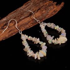Natural Ethiopian Opal Chips Earring, Opal Chips Dangle Earring, Opal Jewelry