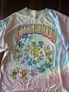 Y2K Grateful Dead T-Shirt 2XL Tye Dye Dancing Bears Iconic Logo - Bild 1 von 5