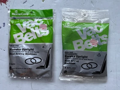 HomeCare Style 1100 Eureka Upright Vac Belts & Sewing Machines 2-pack 4 total - Image 1 of 2