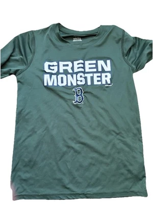 Camiseta Monstruo Verde Niños Jóvenes Medias Rojas Boston Dri Fit Talla Mediana 10/12 Foto 1 de 3
