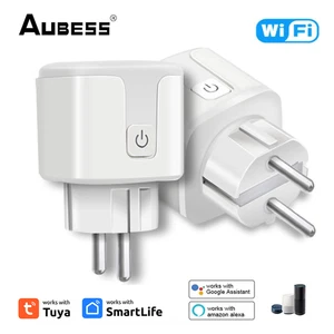 Tuya WiFi Smart Plug EU Socket With Power Monitor Timing For Alexa Google 16/20A - Picture 1 of 14