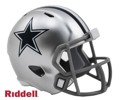 Casco Dallas Cowboys Pocket Pro Riddell NFL Estilo Velocidad Foto 1 de 4