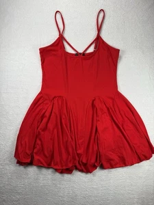 Adome Y2K Strappy Mini Dress XL Fairy Grunge Red Goth Prom Formal Reniassance - Picture 1 of 7